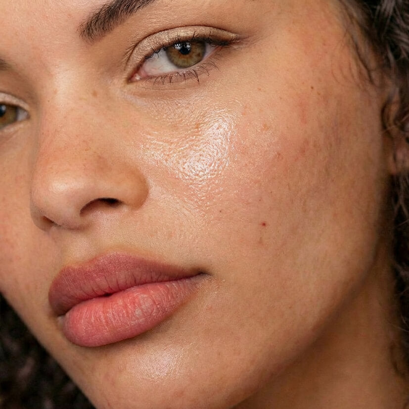 After healthy skin