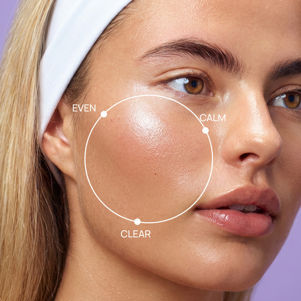 Even calm clearer skin texture